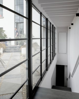 ‘A lift used to haul coins was replaced with a glazed double-height space leading to the roof terrace.’