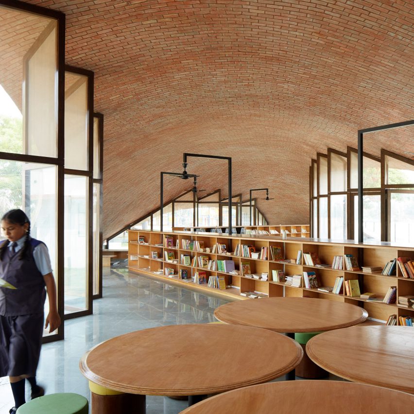 Dezeen best libraries roundup: Maya Somaiya Library by Sameep Padora