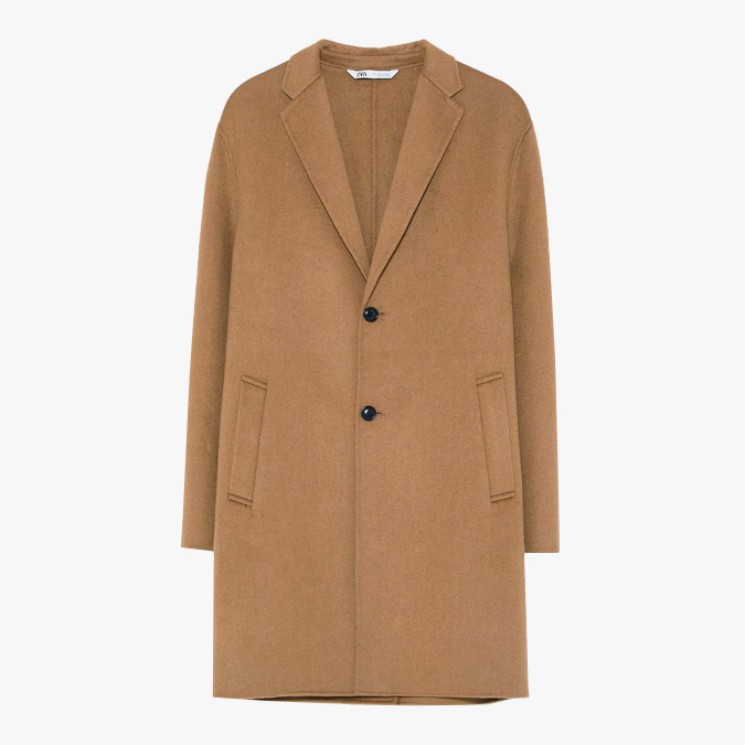 zara BUTTONED COAT