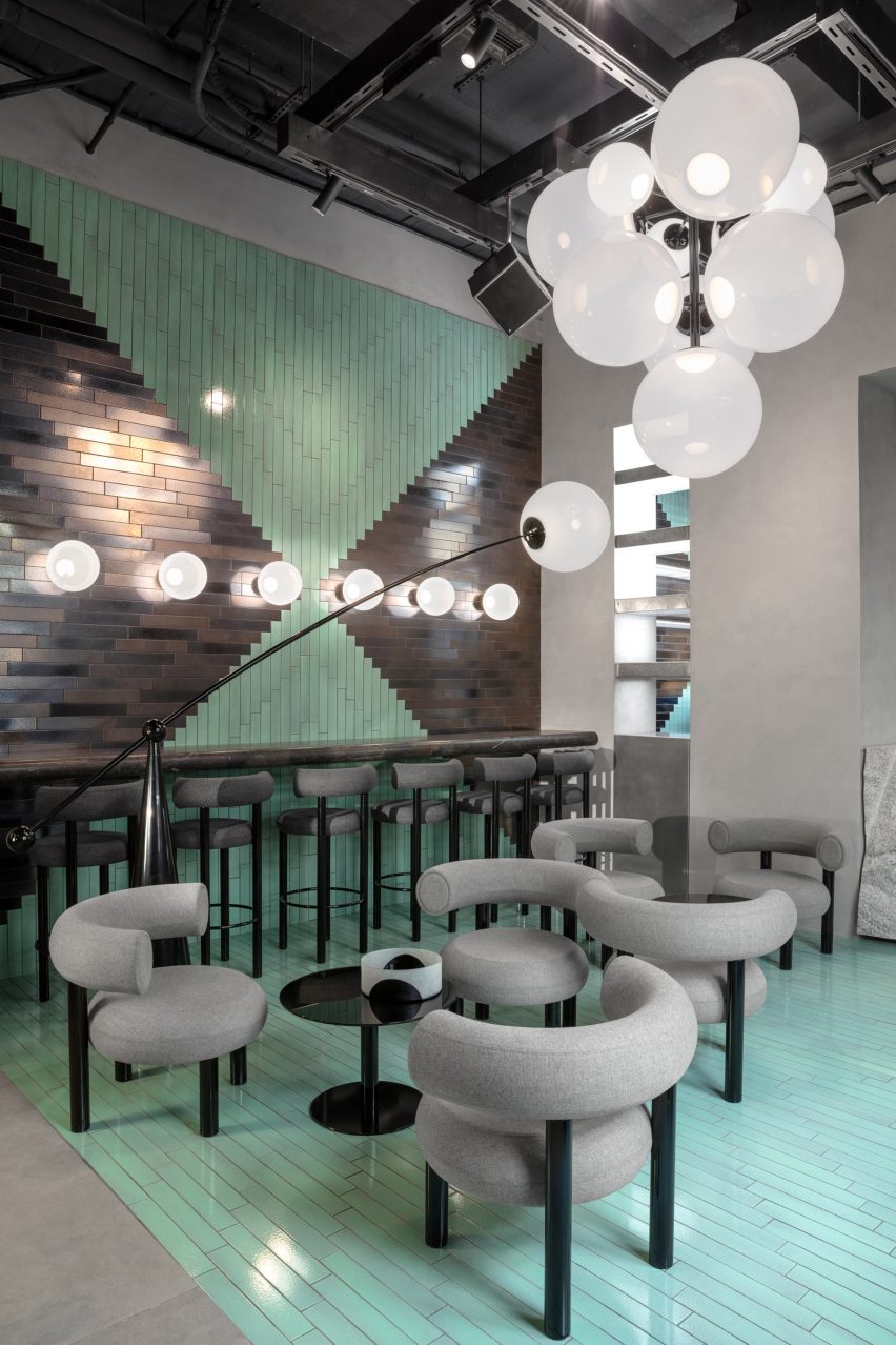 The Manzoni Tom Dixon restaurant interior Milan