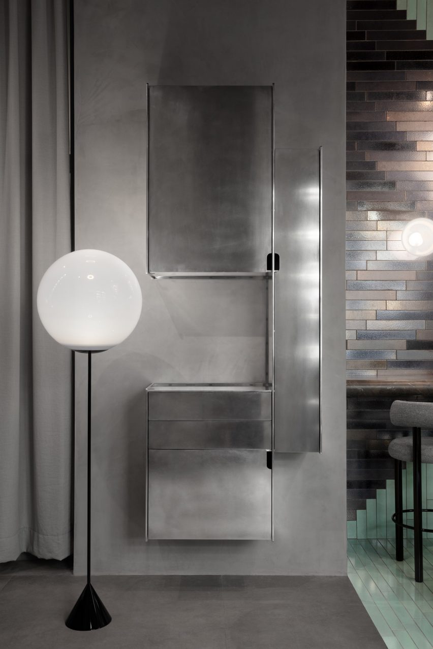 The Manzoni Tom Dixon restaurant interior Milan