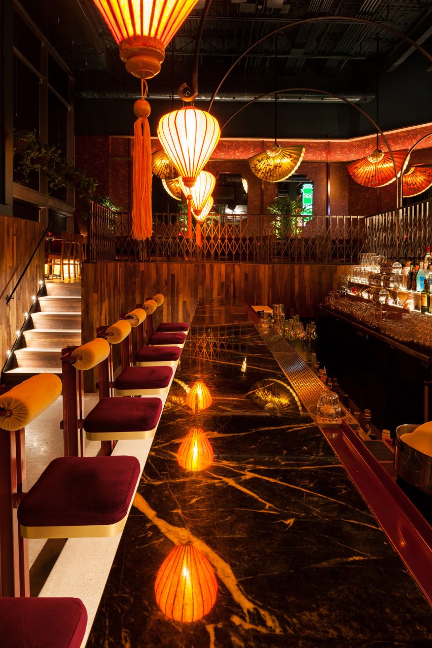 Miss Wong Restaurant in Quebec Canada by Menard Dworkind