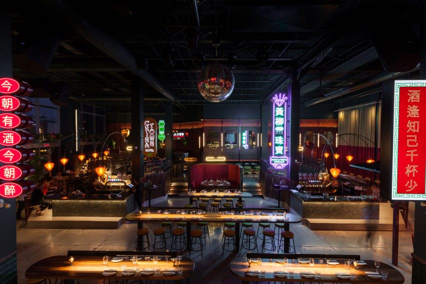 Miss Wong Restaurant in Quebec Canada by Menard Dworkind