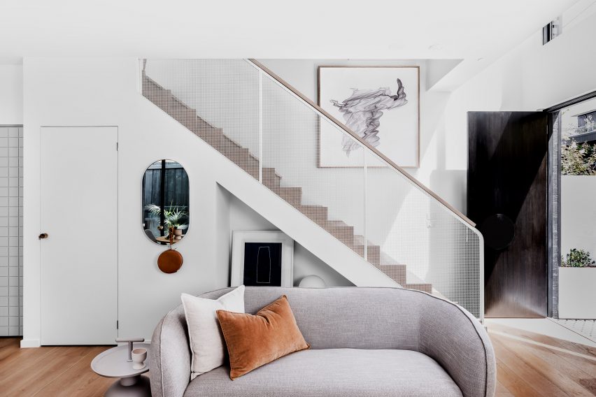 Interiors of Pine Ave townhouses by Cera Stribley Architects and The Stella Collective