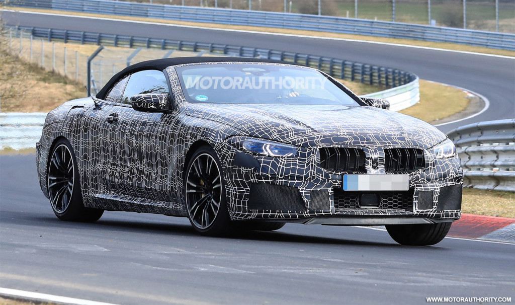 2020 BMW M8 Convertible spy shots - Image via S. Baldauf/SB-Medien