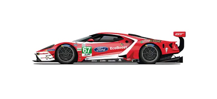 Ford GT 24 Hours of Le Mans livery, 2019 Ford GT 24 Hours of Le Mans livery, 2019