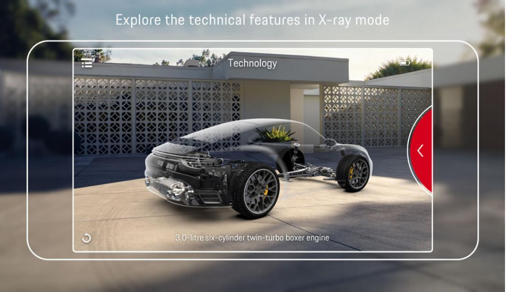 Porsche Augmented Reality Visualizer App