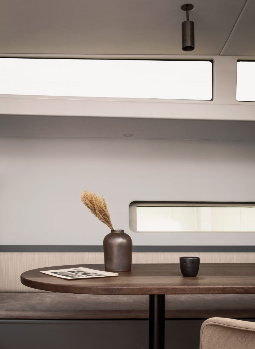 Bella yacht interiors designed by Norm Architects