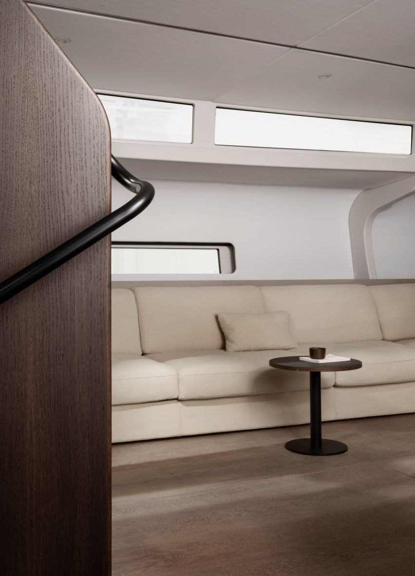 Bella yacht interiors designed by Norm Architects