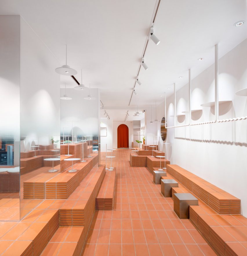 Her cafe and shop in Hong Kong, designed by Clap