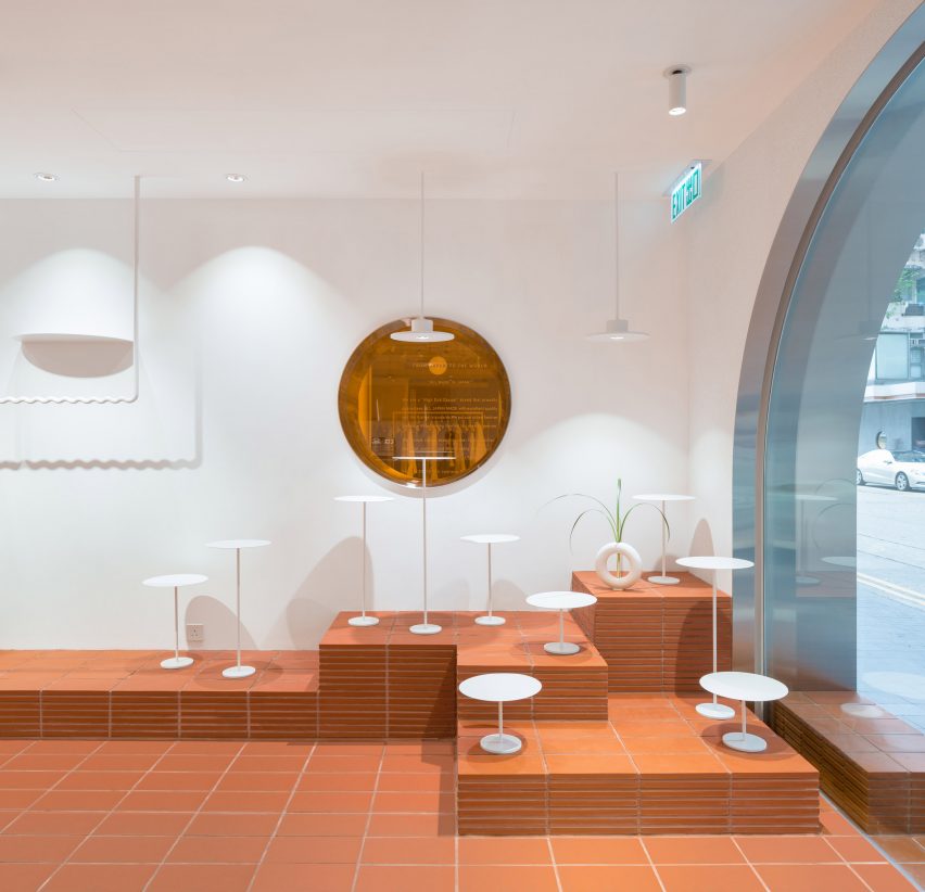 Her cafe and shop in Hong Kong, designed by Clap