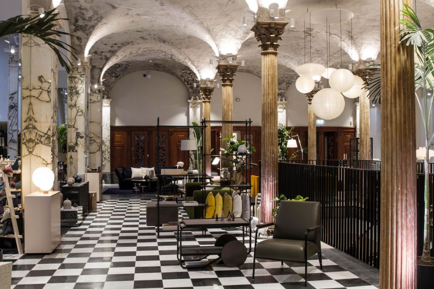 Paustian showroom in Copenhagen on Niels Hemmingsens Gade