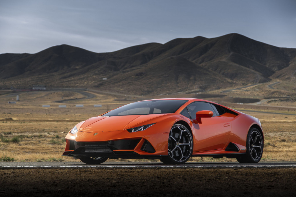 2019 Lamborghini Huracán Evo first drive, Willow Springs Raceway, June 2019