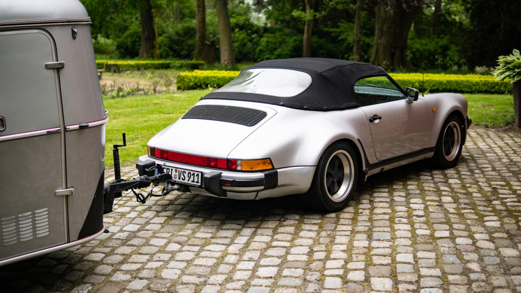 1989 Porsche 911 Speedster with matching camper