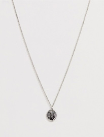 Asos Design Vintage Inspired Pendant Necklace