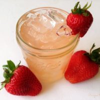 Strawberry Ginger Switchel