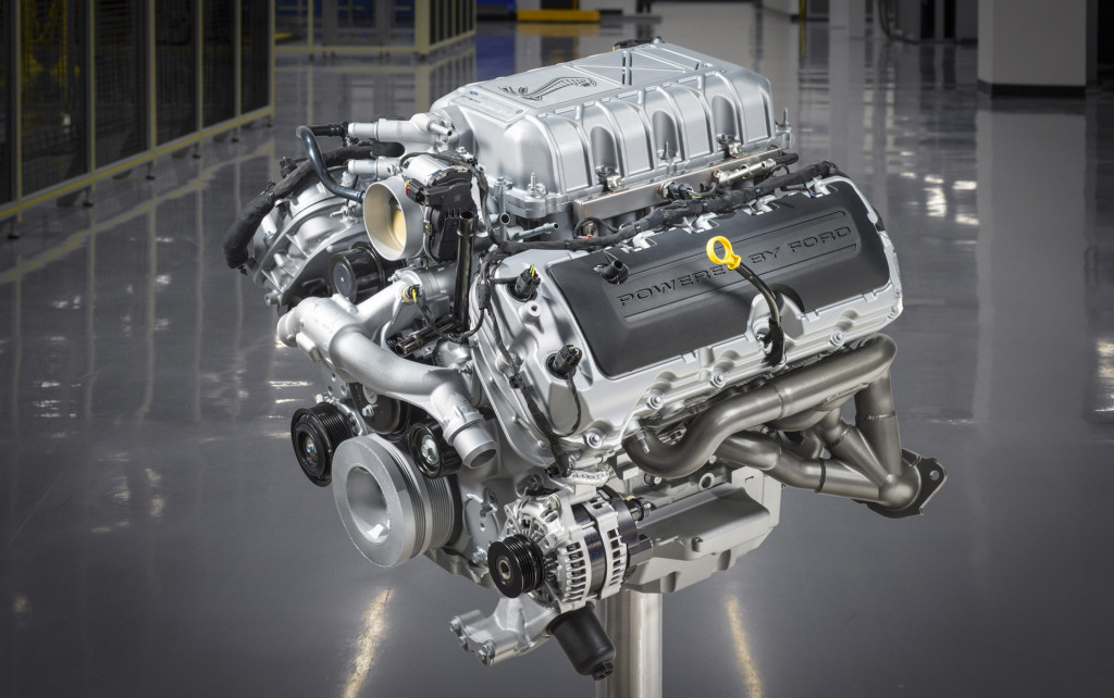 2020 Ford Mustang Shelby GT500's 5.2-liter supercharged V-8