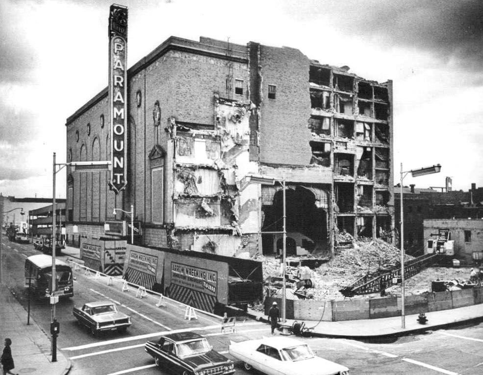 Paramount Theatre, Toledo; courtesy of the Toledo-Lucas County Public Library, obtained from http://
