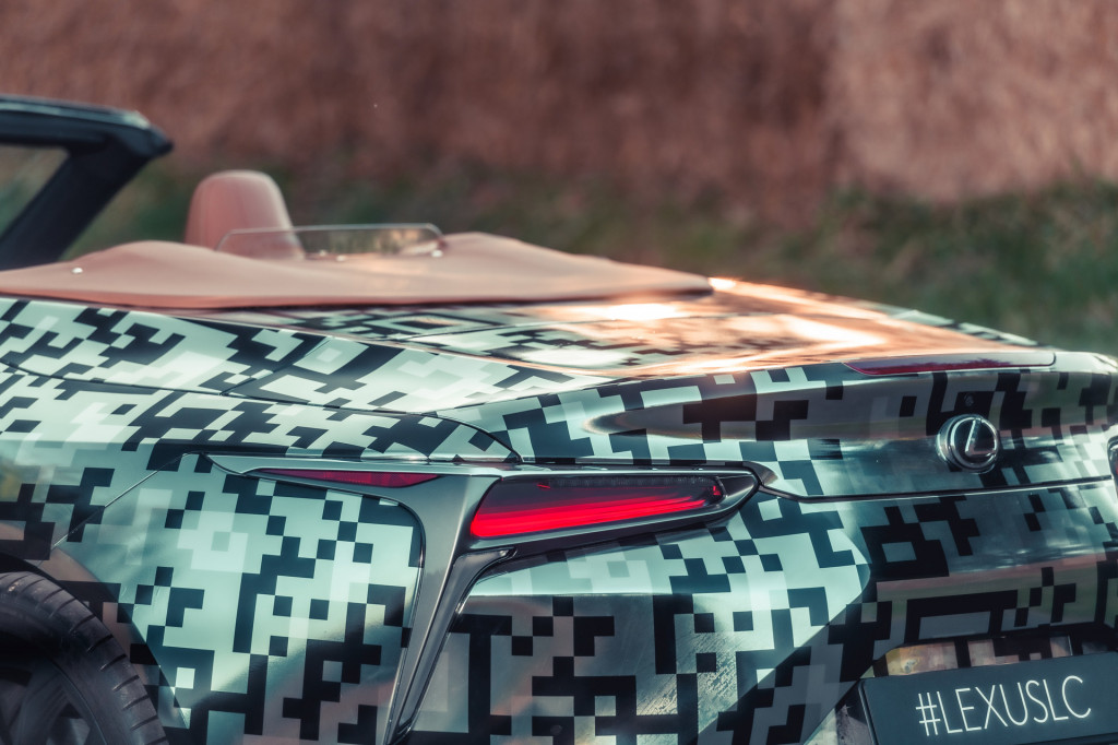 Lexus LC Convertible prototype