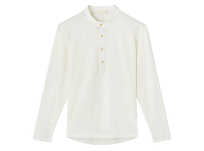 Jigsaw Garment Dye Henley Slim Fit Top