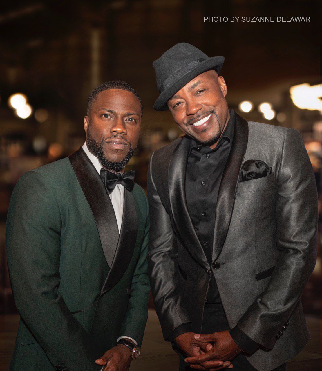 Will Packer posing with Kevin Hart at his big birthday bash (Photo: Suzanne Delawar)