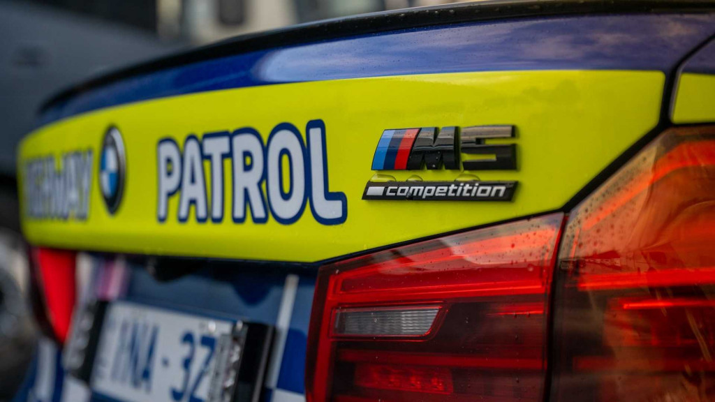 BMW M5 Competition police car for Victoria Highway Patrol
