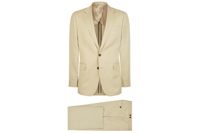 REGULAR SILK LINEN SUIT