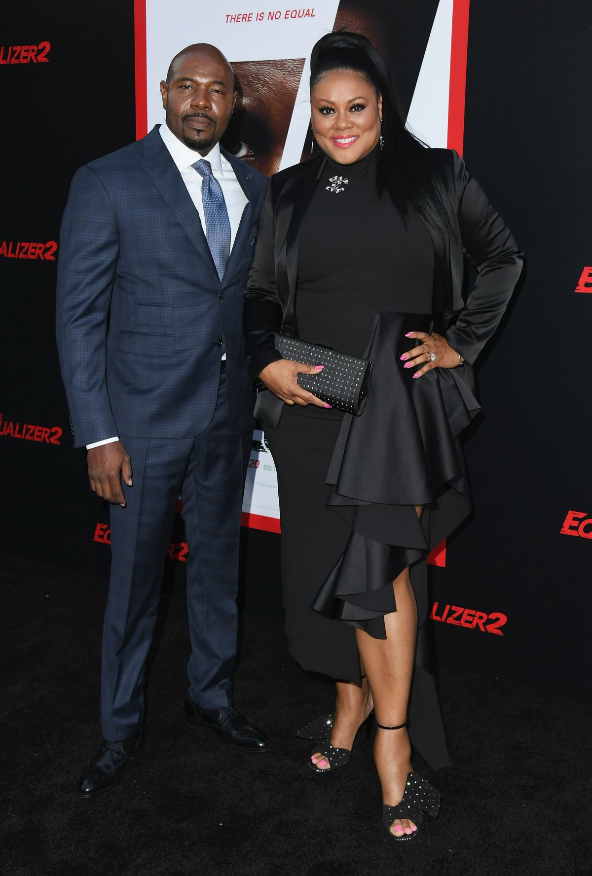 Antoine Fuqua and Lela Rochon attend premiere of Columbia Picture's 