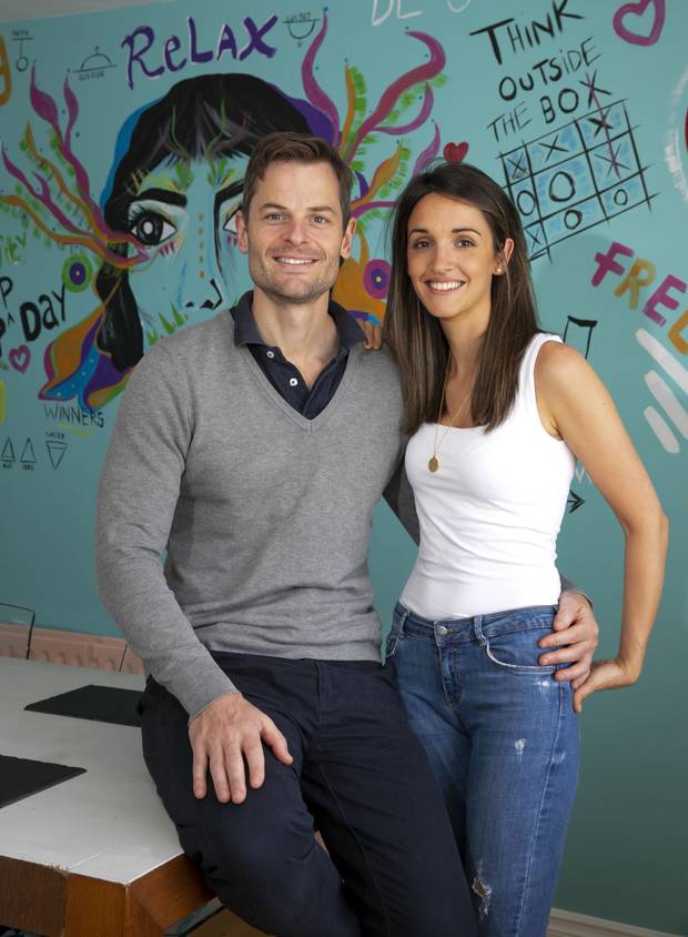 Right at home: Tristan Fahy and Emma King run Hook Lodge. Photo: Mary Browne Right at home: Tristan Fahy and Emma King run Hook Lodge. Photo: Mary Browne