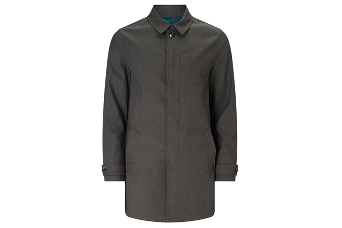 John Lewis & Partners Bonded Mac, Grey