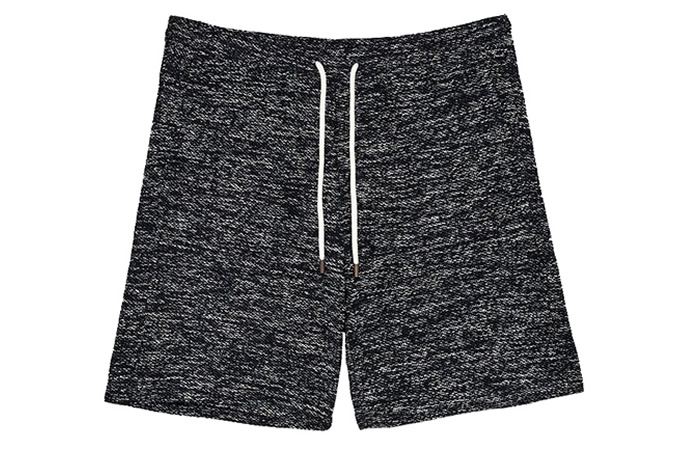 IRREGULAR TEXTURED BERMUDA SHORTS