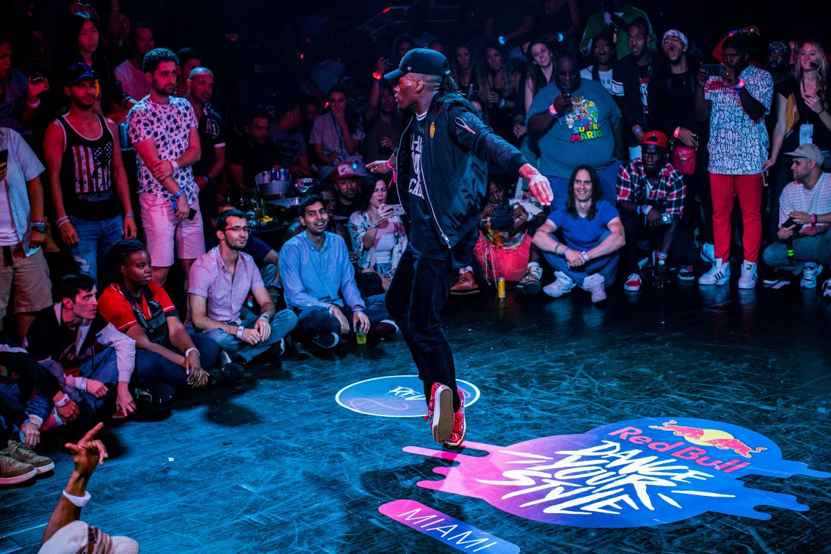 Kidd dances during Red Bull Dance Your Style in Miami, FL on July 27, 2019. // Ian Witlen/Red Bull Content Pool // AP-2137SP3RH2511 // Usage for editorial use only // Please go to www.redbullcontentpool.com for further information. //