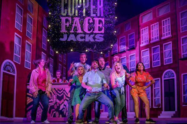 ‘Copper Face Jacks: The Musical’ where ‘zillions of culchie-jackeen gags go down a storm’. Picture:Arthur Carron/Julien Behal Photography pper Face Jacks 017.jpg