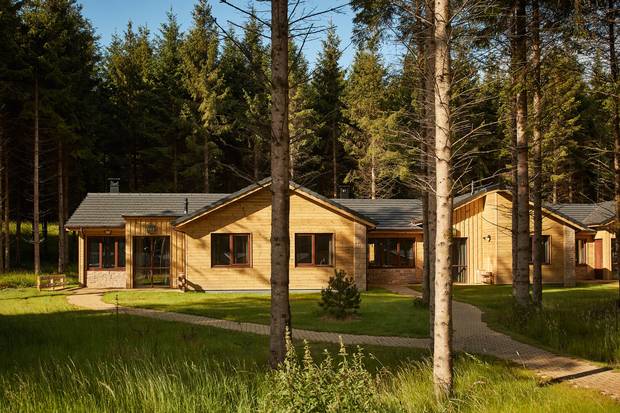 One og the lodges at Center Parcs Longford Forest One og the lodges at Center Parcs Longford Forest