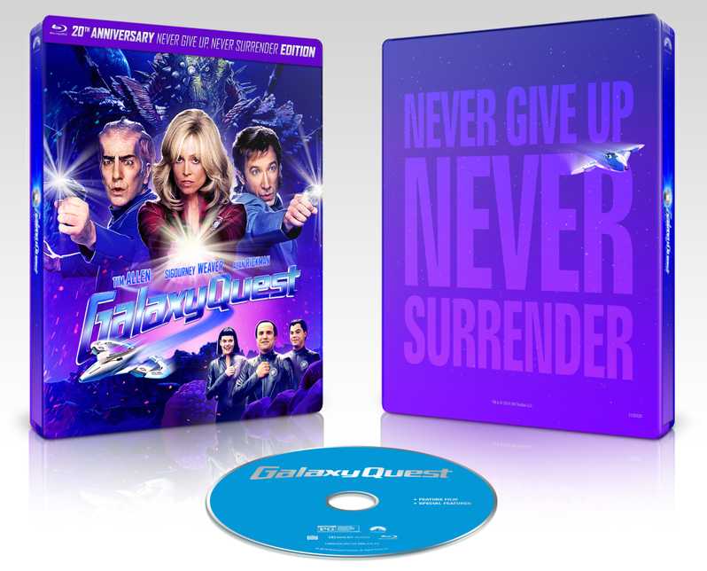 <strong><em>Galaxy Quest</em></strong> Steelbook Blu-ray”/></p>
<p class=