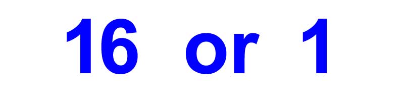 16or1