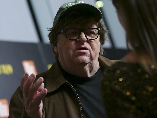 Filmmaker Michael Moore attends the premiere of 