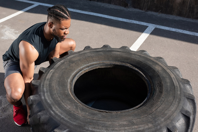 Tyre Flip Exercise