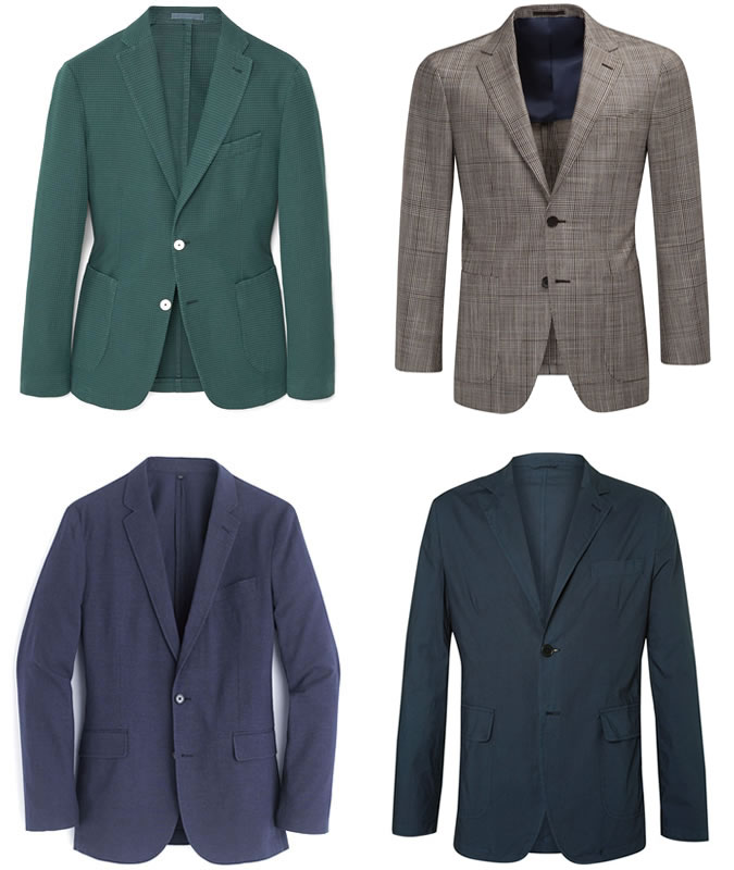 Men's Unstructured Blazers