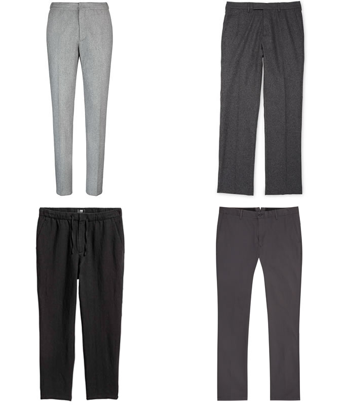 Men's Business-Casual Trousers and Chinos
