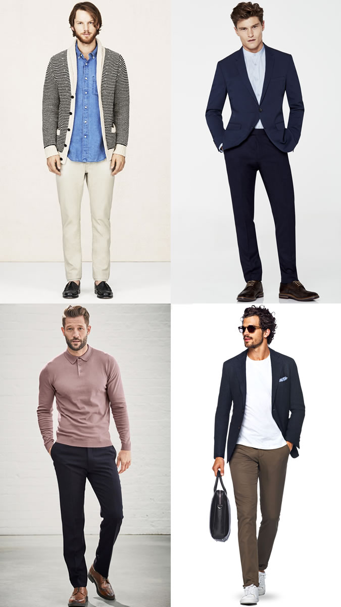 Men's Alternative Work Shirts Business-Casual Outfit Inspiration Lookbook