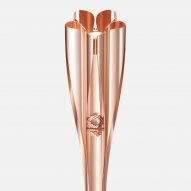 Tokyo 2020 Olympic torch Tokujin Yoshioka aluminium