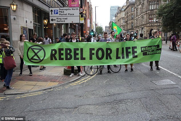 Since the group was formed last year protests around the country have caused chaos, with a week of protests in July causing widespread disruption in the capital and the latest protest in Manchester on Friday (pictured) bringing misery to drivers
