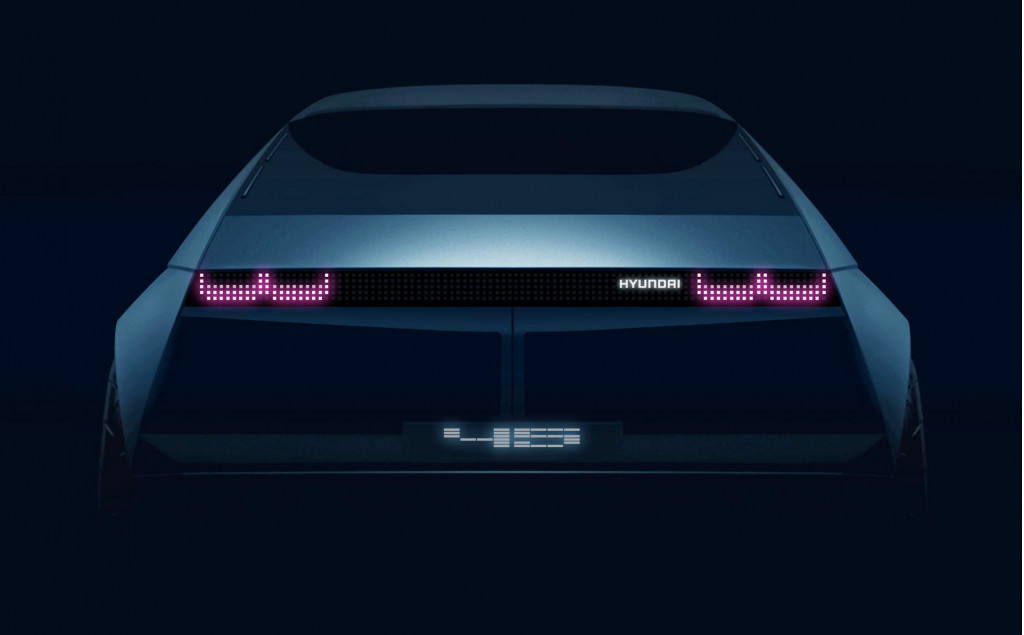 Teaser for Hyundai 45 concept debuting at 2019 Frankfurt auto show