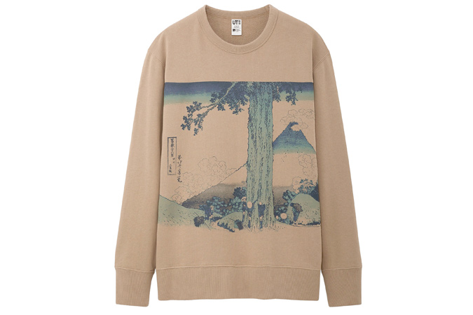 MEN EDO UKIYO-E UT GRAPHIC SWEATSHIRT