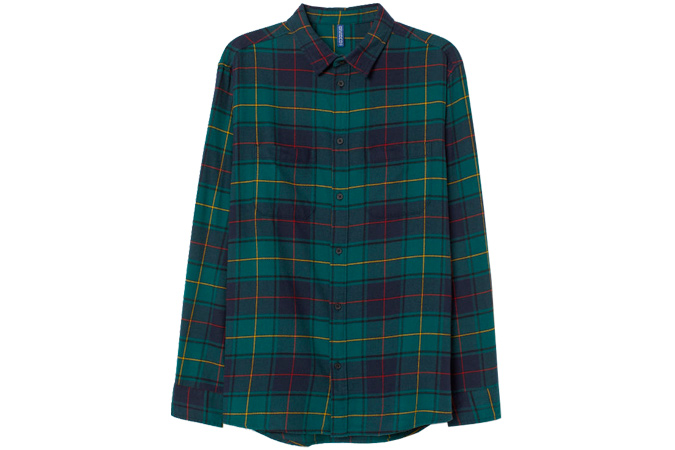 Cotton flannel shirt