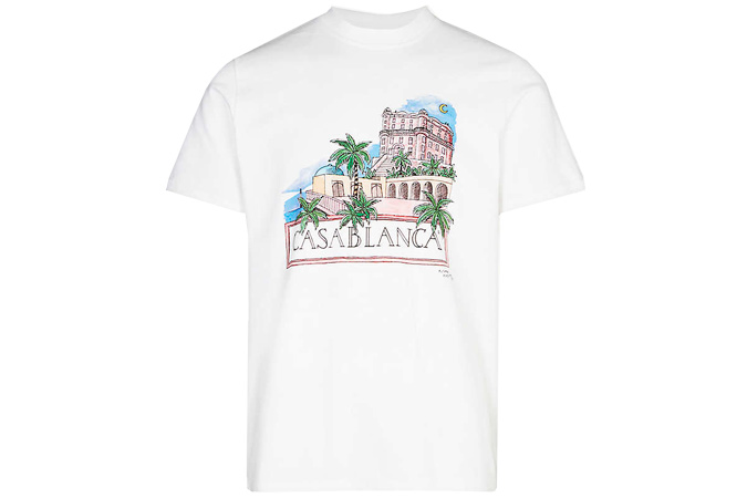 CASABLANCA City-print cotton-jersey T-shirt