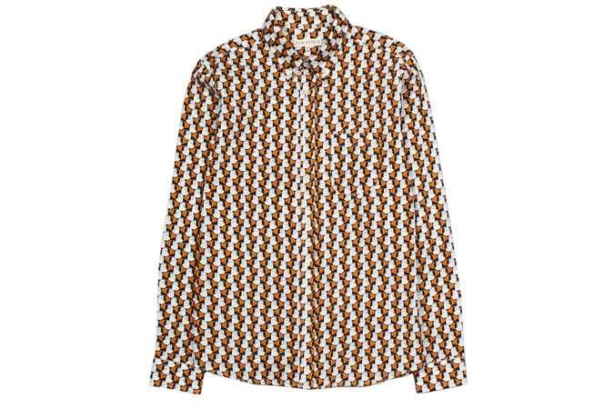 Puffin Mod Button Down LS Shirt