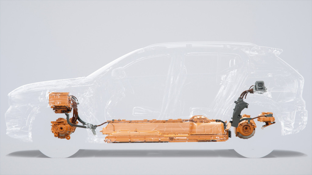 Electric Volvo XC40's powertrain