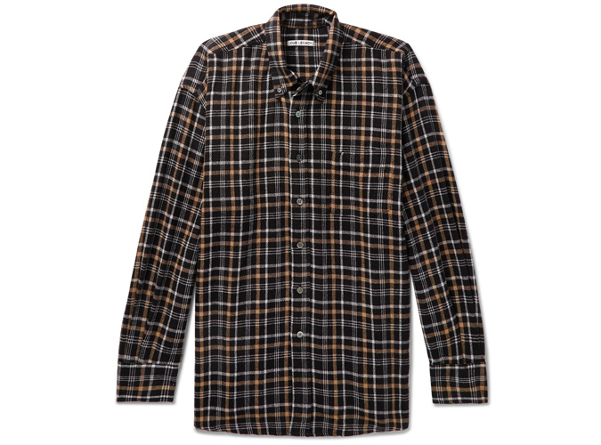 OUR LEGACY Button-Down Collar Checked Woven Shirt